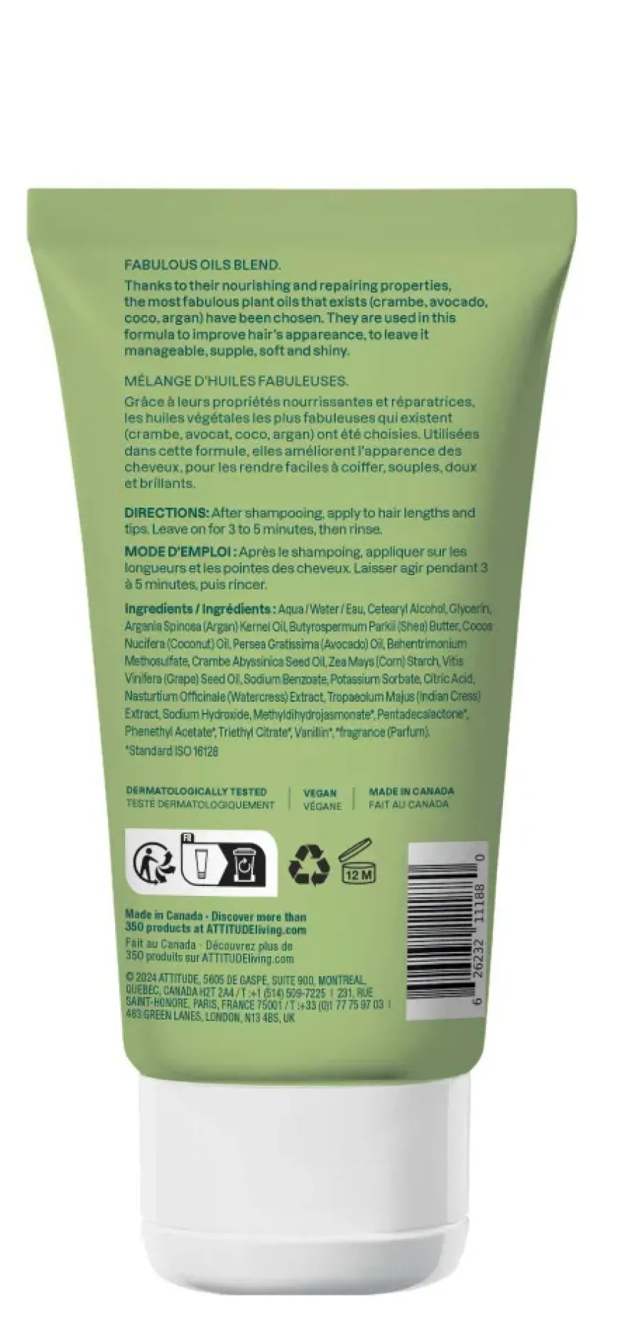 Attitude Repairing Haarmasker Fabulous Oils Blend (150 gr)