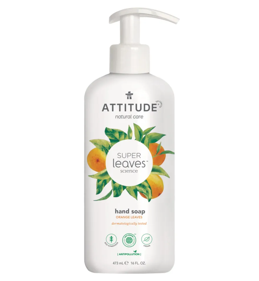 Attitude Super Leaves Handzeep orange leaves (473 ml)