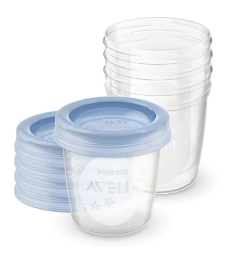 Avent Bewaarbekers 0M+ Moedermelk (5 stuks)