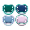 Avent Fopspeen 6-18M Ultra Air Mix Blauw Paars (2 stuks)