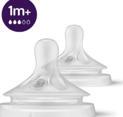 Avent Natural flesspeen 1M+ (2 stuks)