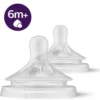 Avent Zuigfles Spenen Natural 3.0 6M+ T6 (2 stuks)