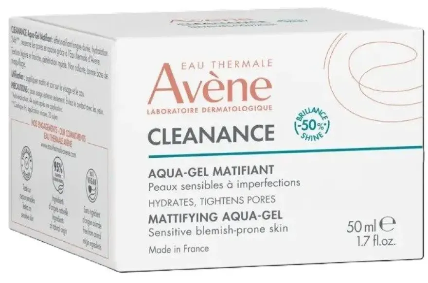 Avène Cleanance Matterende Aqua-gel (50 ml)