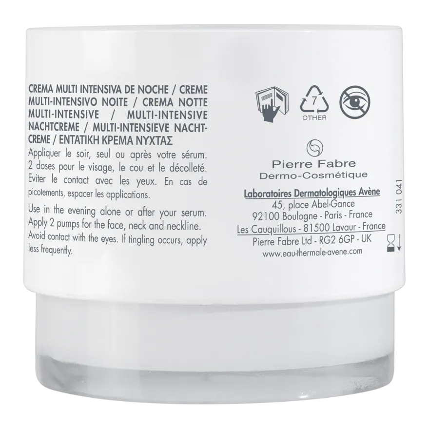 Avène Hyaluron Activ B3 Multi-intensieve Nachtcrème (40 ml)