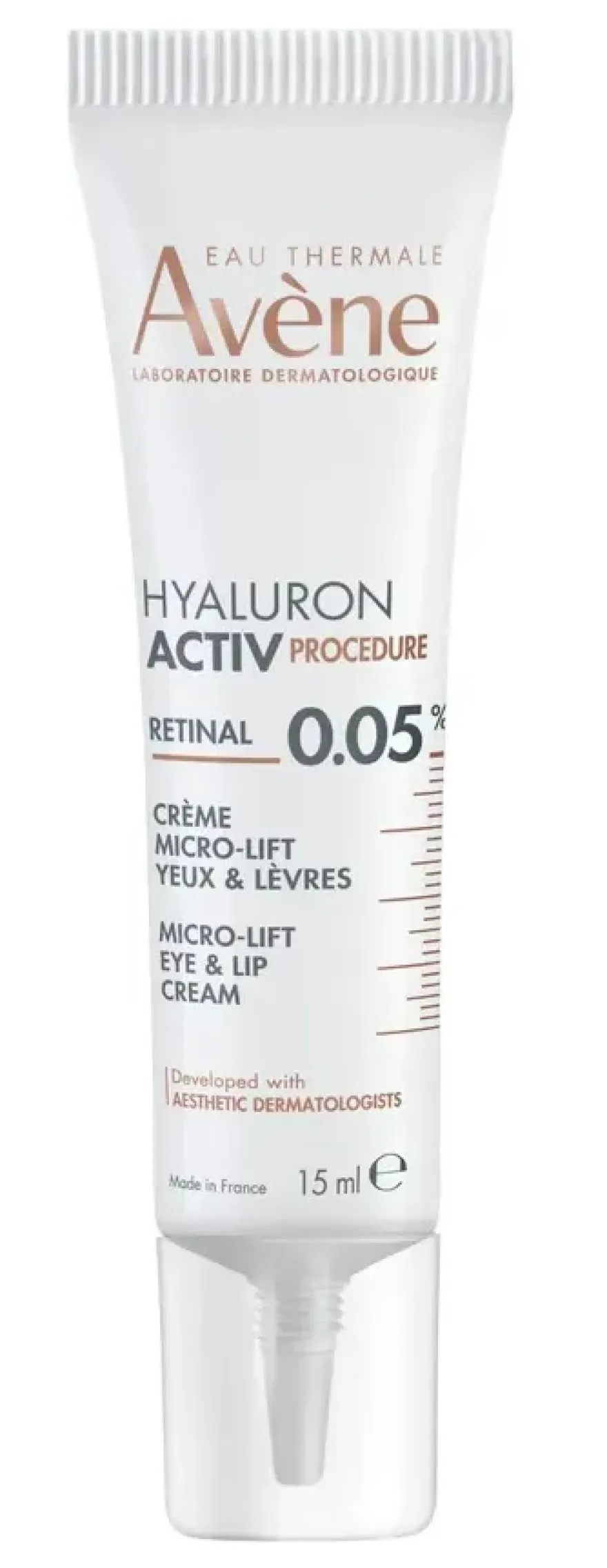 Avène Hyaluron Activ Procedure Retinal 0.05% Micro-lift Crème voor Ogen & Lippen (15 ml)