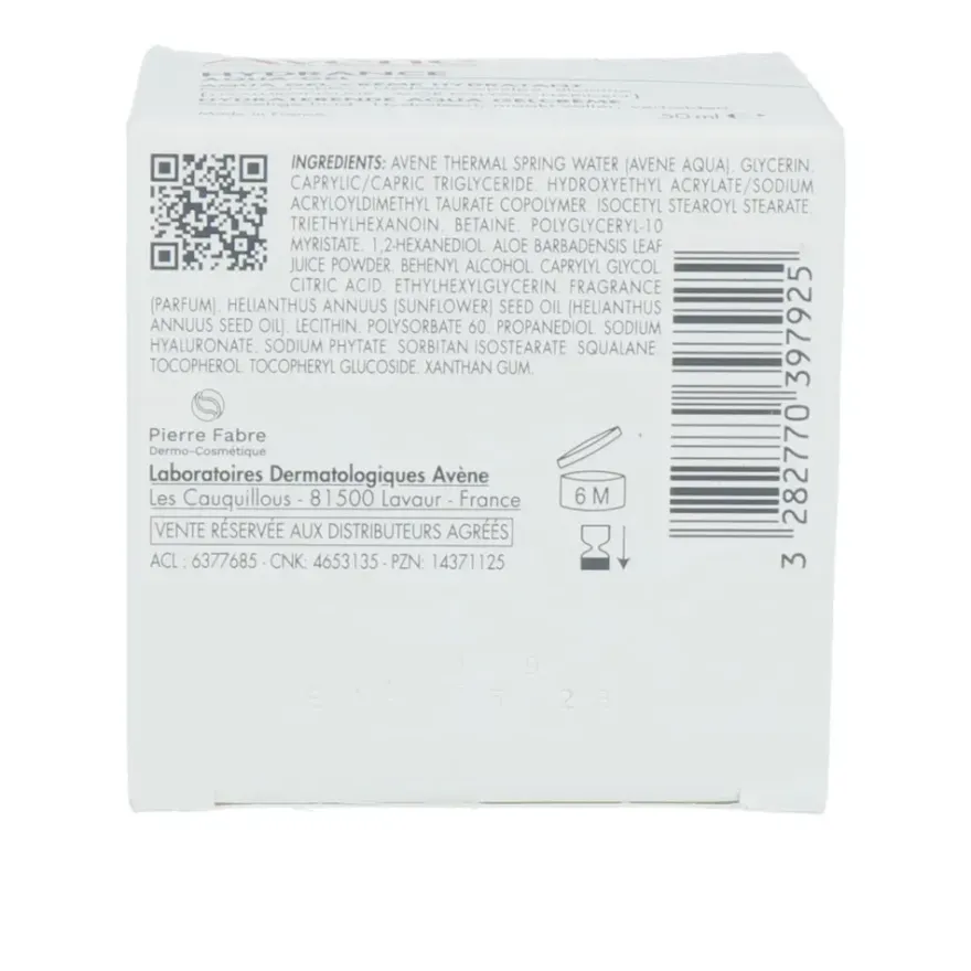 Avène Hydrance+ Aqua-gel Hydraterende Aqua Gelcrème (50 ml)