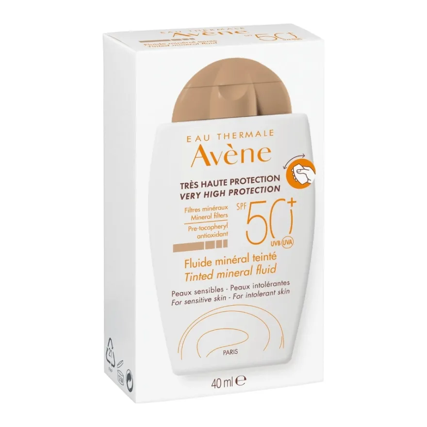 Avène SPF 50+ Minerale Fluide Getint (40 ml)