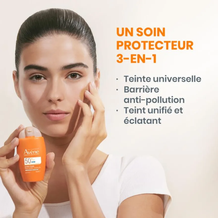 Avène SPF 50+ Ultra Fluid 1 Sec Perfector Getint (50 ml)