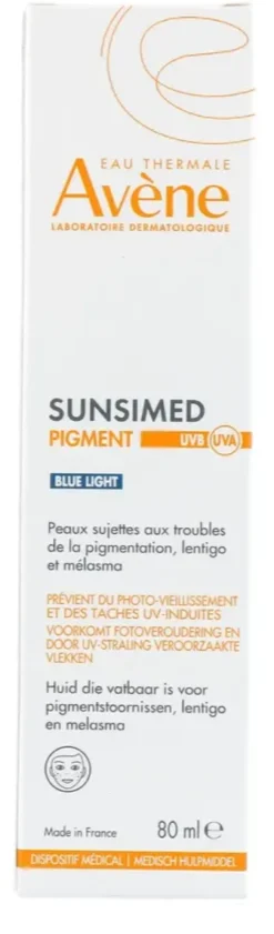 Avène Sunsimed Pigment SPF 50+ Medisch Hulpmiddel Klasse I (80 ml)