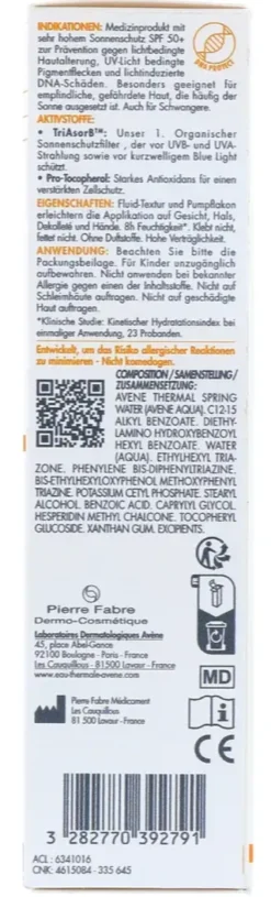 Avène Sunsimed Pigment SPF 50+ Medisch Hulpmiddel Klasse I (80 ml)