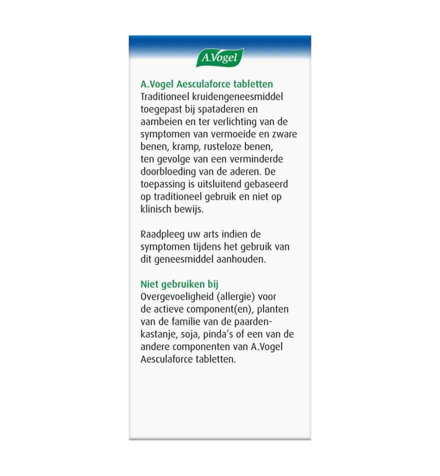 A.Vogel Aesculaforce (50 tabletten)