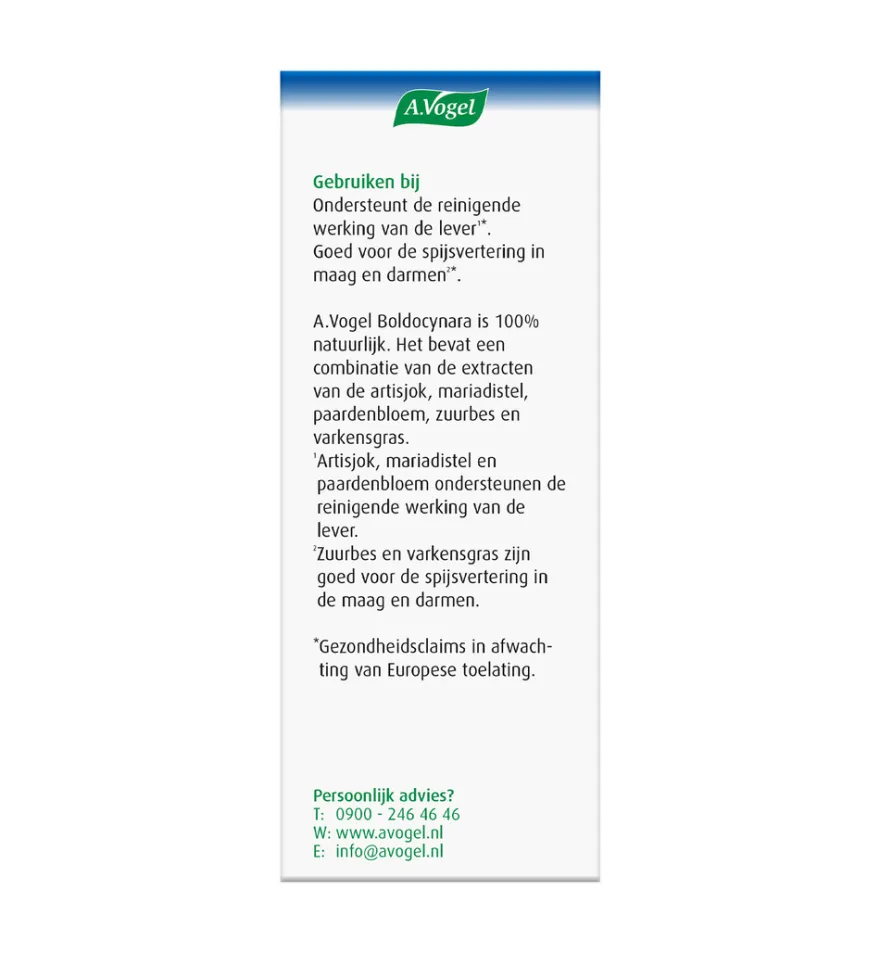 A.Vogel Boldocynara druppels (50 ml)