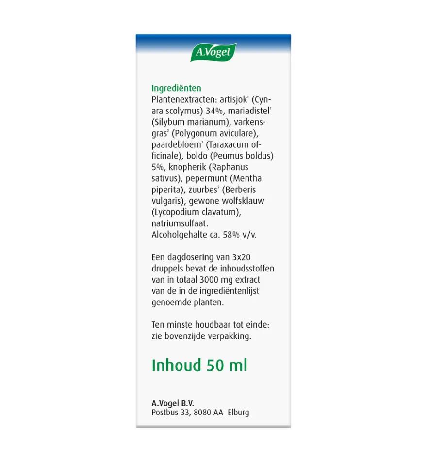 A.Vogel Boldocynara druppels (50 ml)