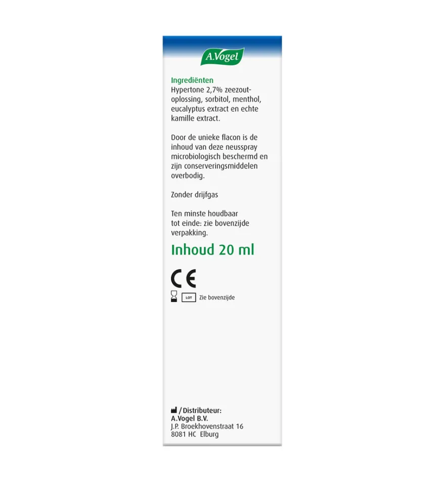 A.Vogel Cinuforce neusspray sterk + menthol (20 ml)