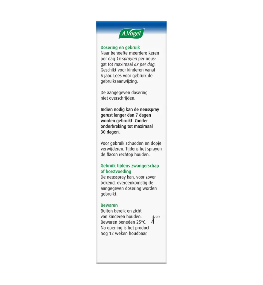 A.Vogel Cinuforce neusspray sterk + menthol (20 ml)