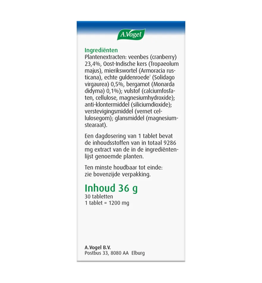 A.Vogel Cranberry Monarda (30 tabletten)