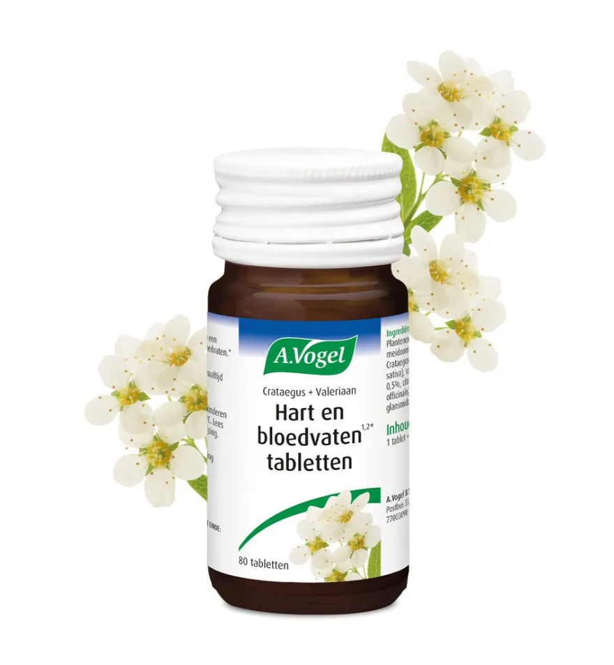 A.Vogel Crataegus + valeriaan (80 tabletten)