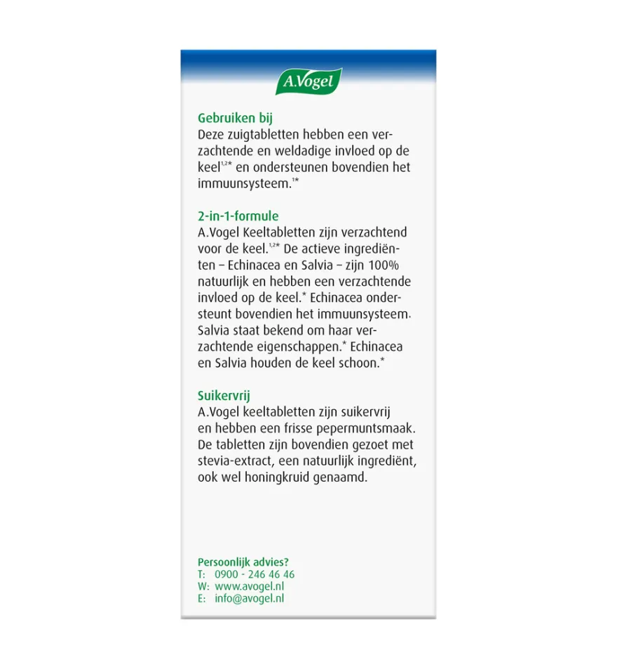 A.Vogel Keel (20 tabletten)