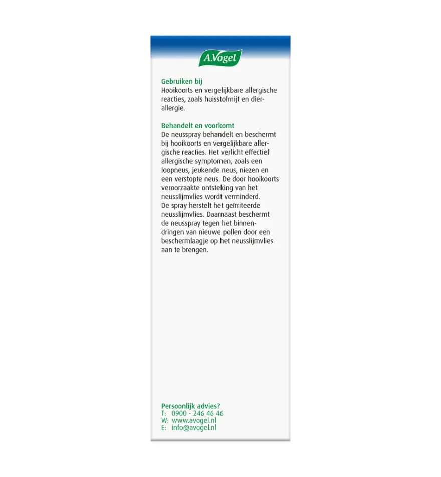 A.Vogel Pollinosan hooikoorts neusspray (20 ml)