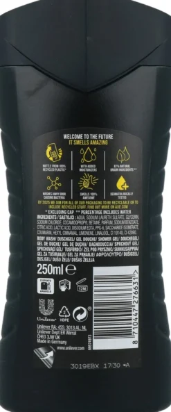 Axe Showergel Collision Leather (250 ml)