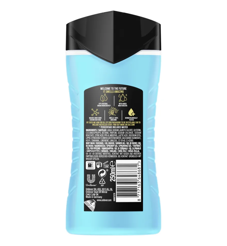 Axe Showergel ice chill (250 ml)