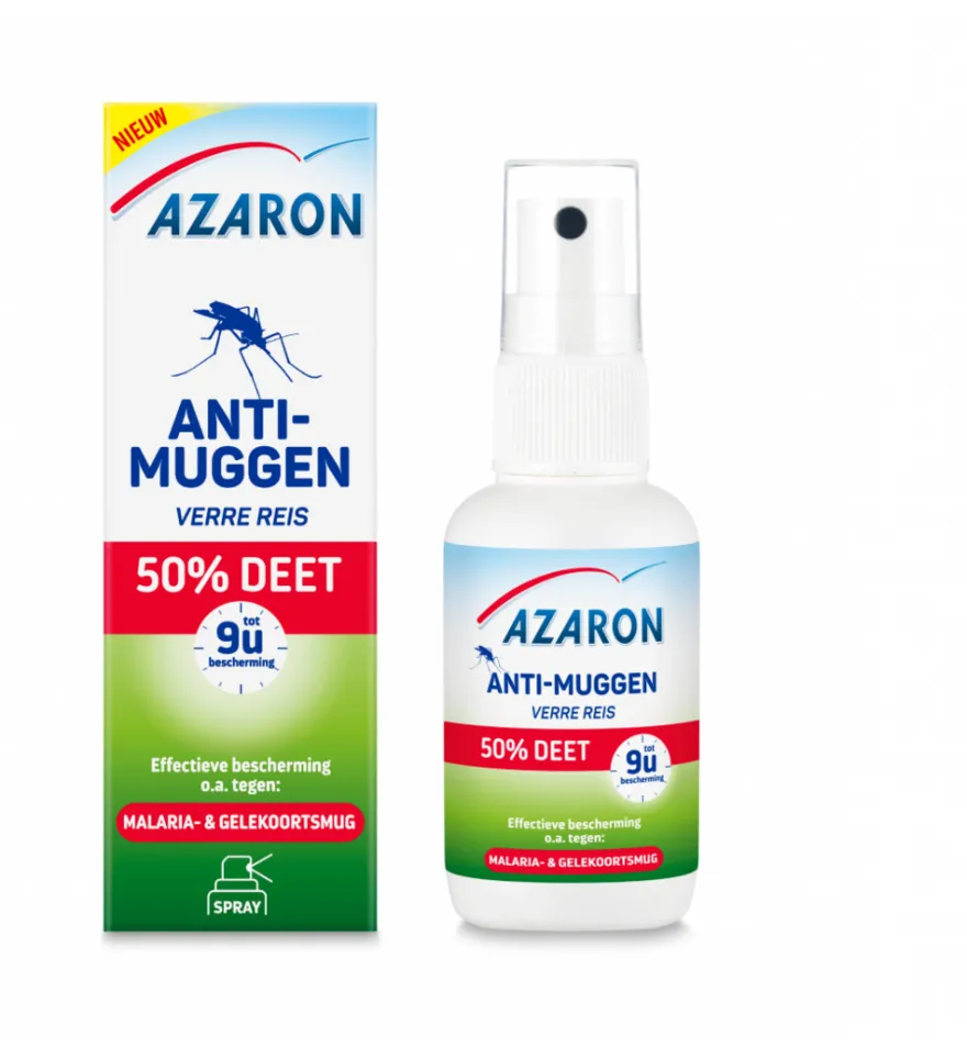 Azaron Anti muggen 50% deet spray (50 ml)