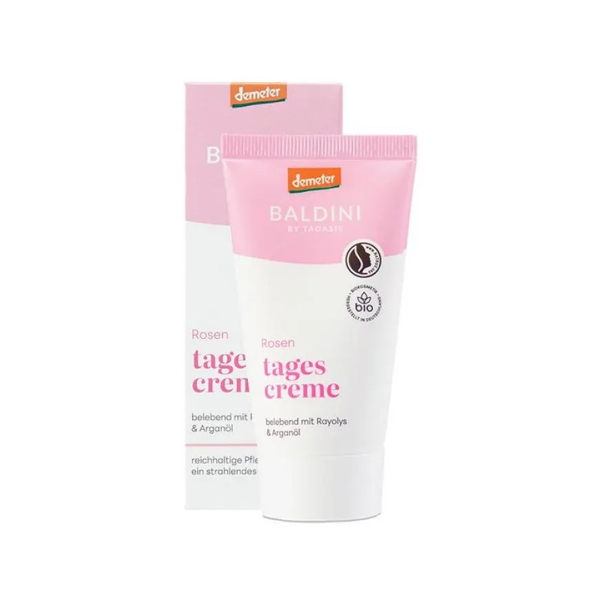 Baldini Dagcreme Rijk Rose Demeter (50 ml)