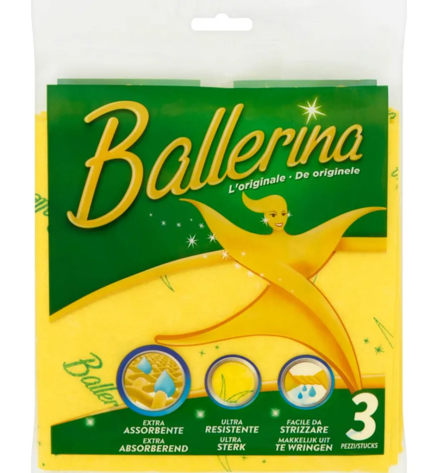 Ballerina Schoonmaakdoekjes (3 stuks)