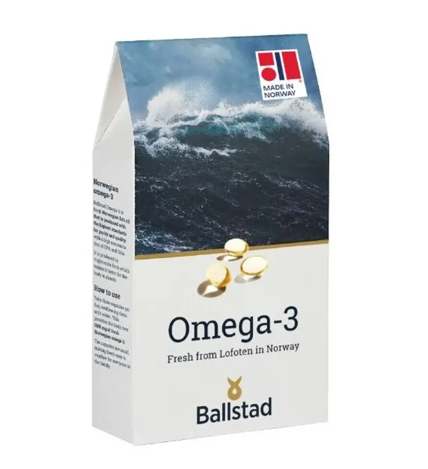 Ballstad Omega 3 Navulling Capsules (93 capsules)