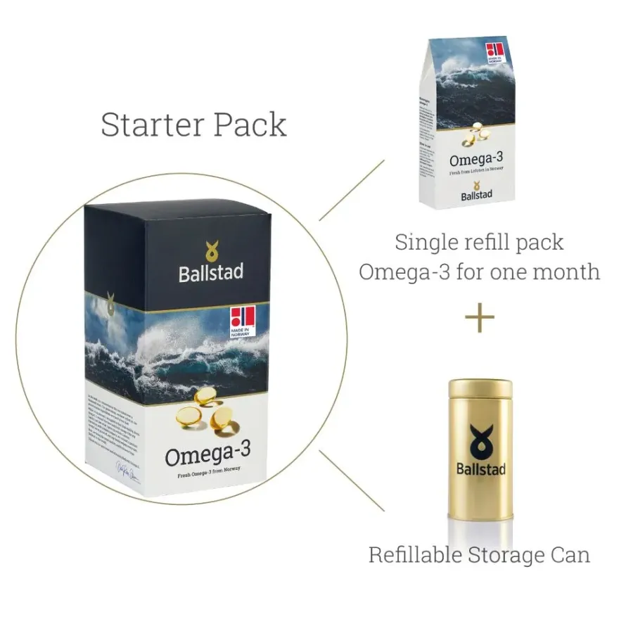 Ballstad Omega 3 Starter Pack (1 stuk)