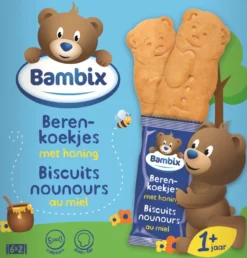 Bambix Berenkoekjes met Honing (150 gr)