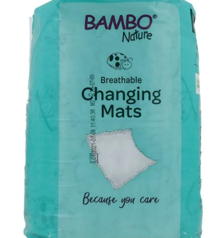 Bambo Nature Verschoonmatjes 60×60 (10 stuks)