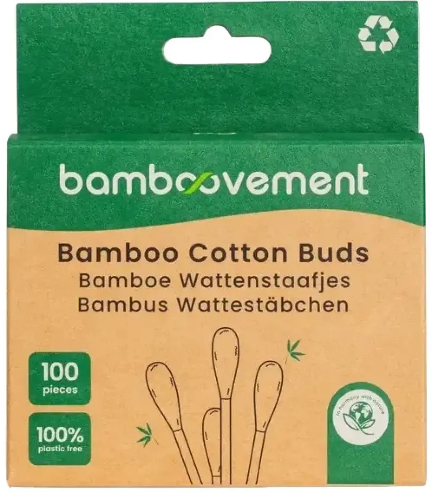 Bamboovement Bamboe Wattenstaafjes (100 stuks)