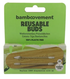Bamboovement Herbruikbare Wattenstaafjes (2 stuks)