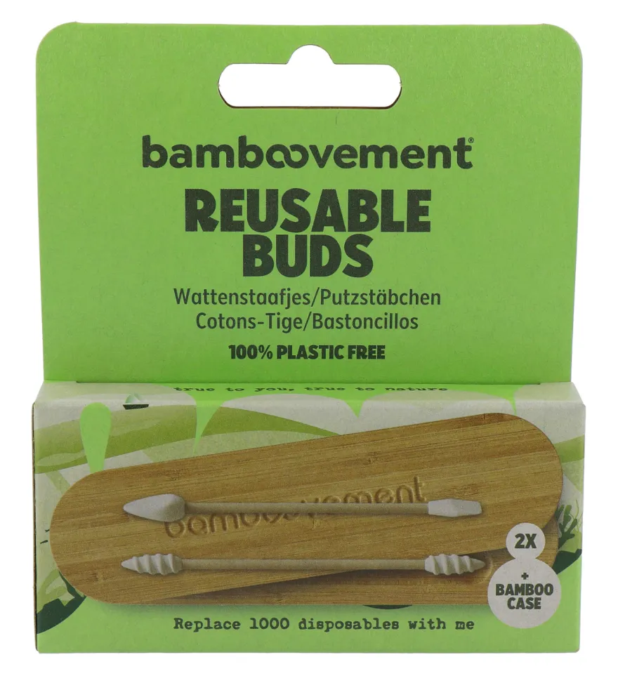 Bamboovement Herbruikbare Wattenstaafjes (2 stuks)
