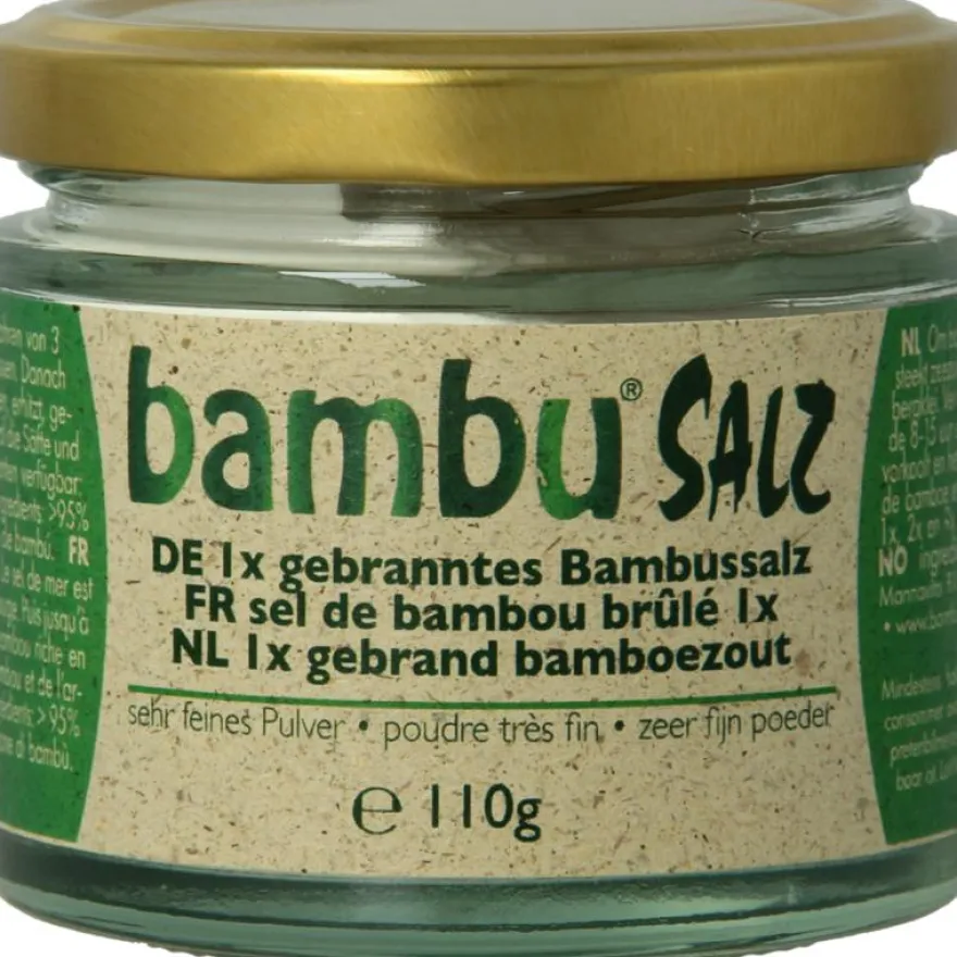 Bambu Salz Bamboezout Zeer Fijn 1X Gebrand (110 gr)