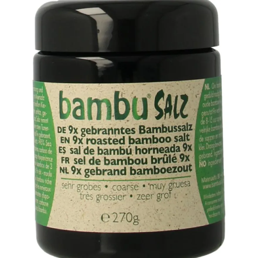 Bambu Salz Bamboezout Zeer Grof 9X Gebrand (270 gr)