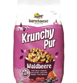 Barnhouse Krunchy Pur Bosbes Bio (375 gr)