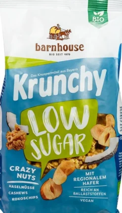 Barnhouse Muesli Notenmix Low Sugar Krunchy (375 gr)