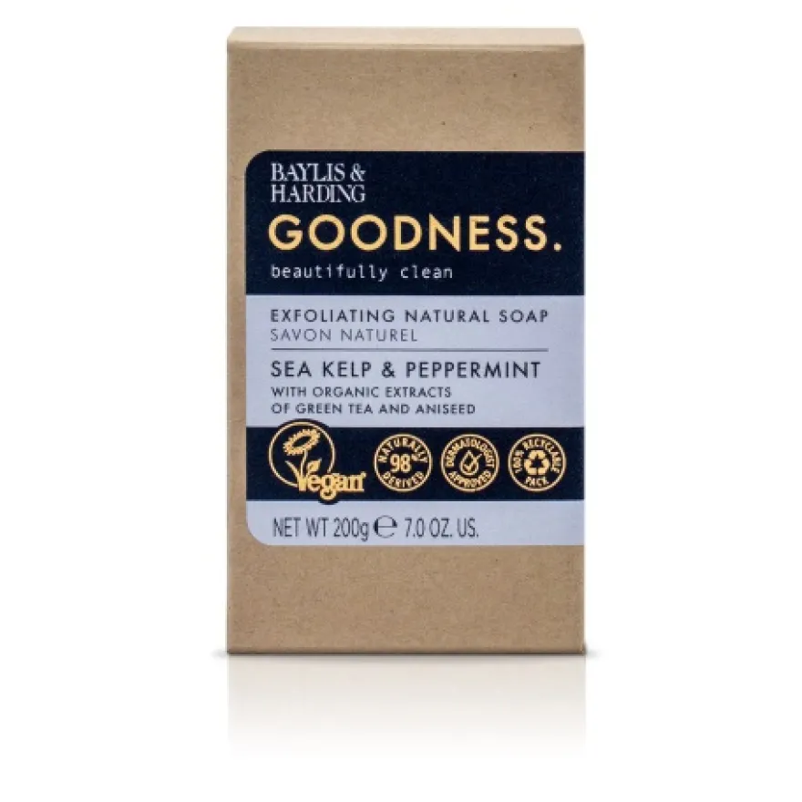Baylis & Harding Soap Goodness Sea Kelp & Peppe Rmint (200 gr)