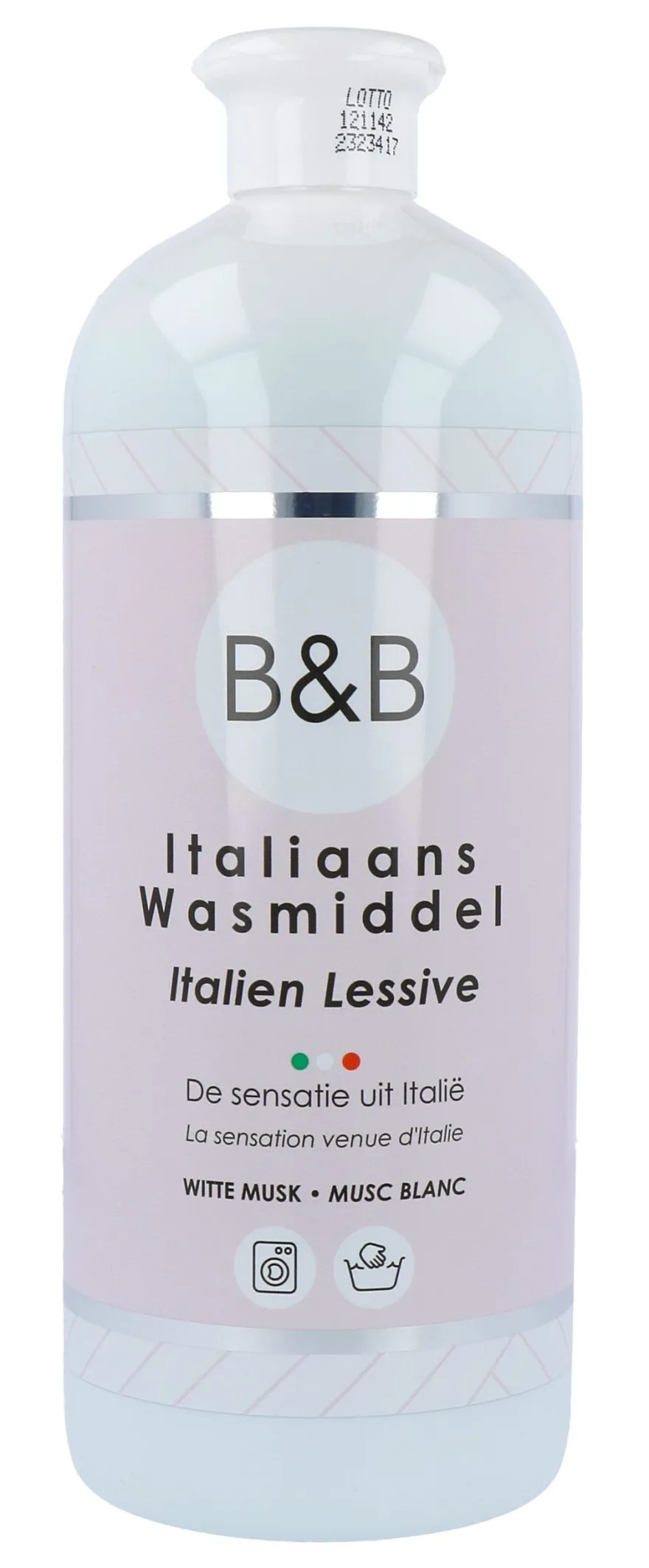 B&B Italiaans Wasmiddel Witte Musk (1000 ml)