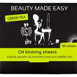 Beauty Made Easy Oil Blotting Sheets Green Tea (80 stuks)