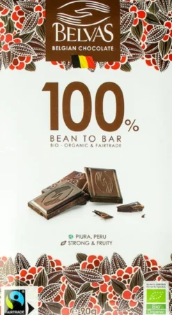 Belvas Chocolate-Bar Dark 100% (90 gr)