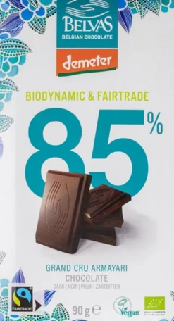 Belvas Chocolate-Bar Dark 85% (90 gr)