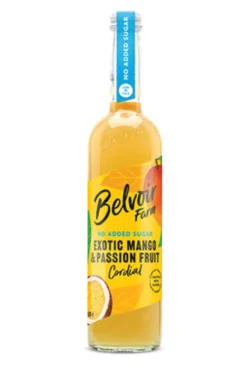 Belvoir No added Sugar Mango & Passionfruit Cordial (500 ml)