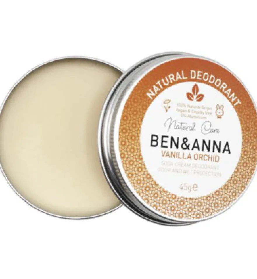 Ben & Anna Natural deodorant creme vanilla orchid (45 gr)
