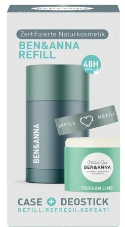 Ben & Anna Persian Lime Case + Deostick Refill (40 gr)