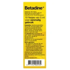 Betadine Solution Single Dose (10 x 5 ml)