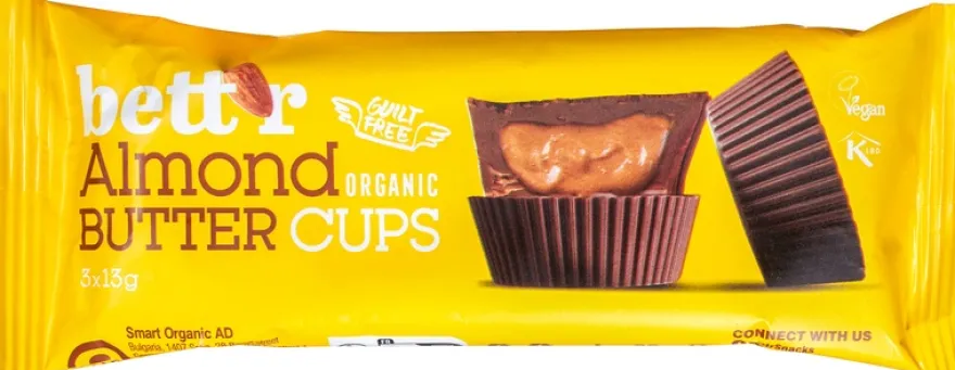 Bett’R Chocolatecups Almond (37 gr)