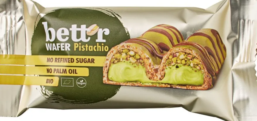 Bett’r Wafer Bar Pistachecrème (34 gr)